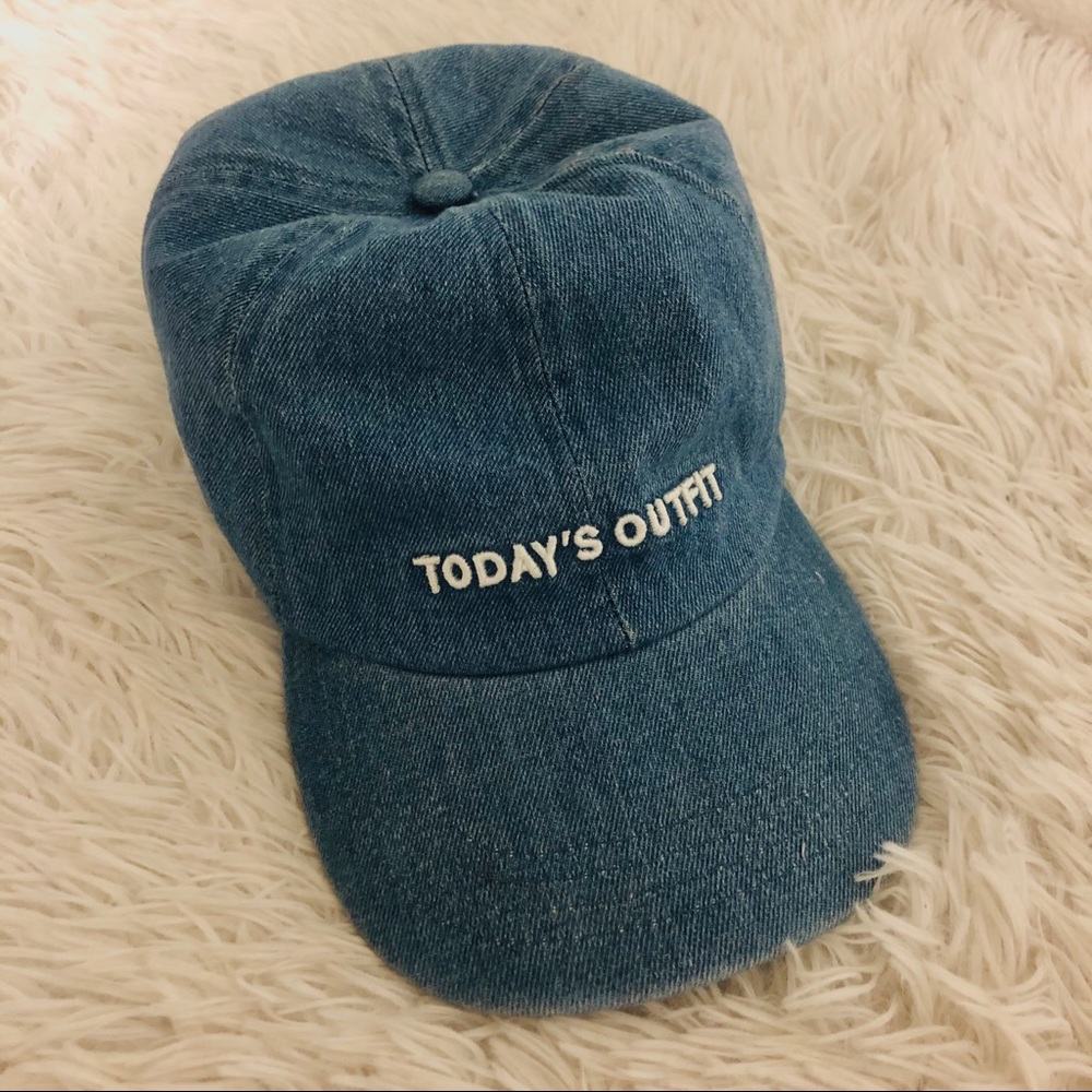 “Today’s Outfit” Blue Hat